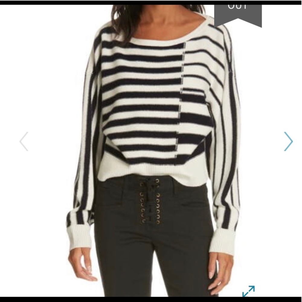 Joie Maridel Dolman Striped Sweater NWT XS - Picture 1 of 5